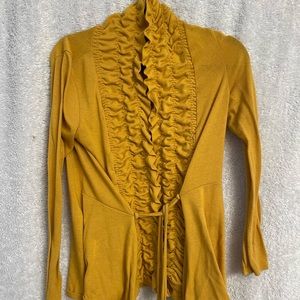 Mustard cardigan